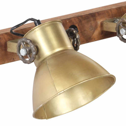 320508 vidaXL Industrial Wall Lamp Brass 45x25 cm E27 5