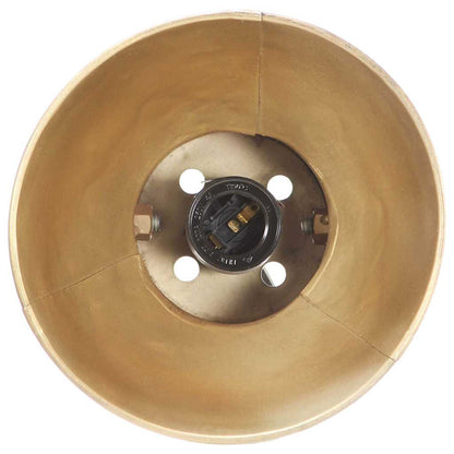 320508 vidaXL Industrial Wall Lamp Brass 45x25 cm E27 4