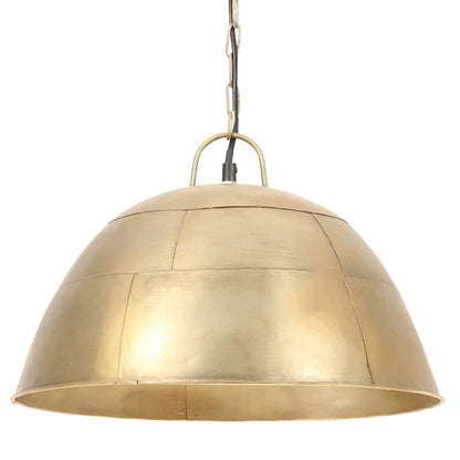 Industrial Vintage Hanging Lamp 25 W Round 41 cm E27 Brass Φ 41 cm