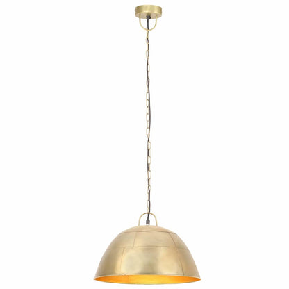 Industrial Vintage Hanging Lamp 25 W Round 41 cm E27 Brass Φ 41 cm