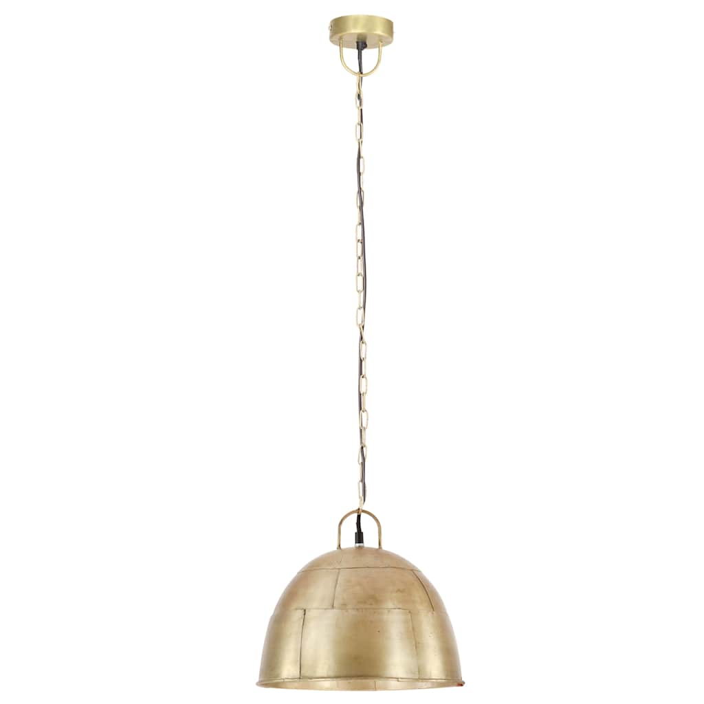 vidaXL Industrial Vintage Hanging Lamp 25 W Brass Round 31 cm E27 3