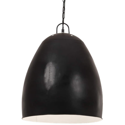 vidaXL Hanging Lamp | Black | Iron with black coating | 42 cm diameter 1