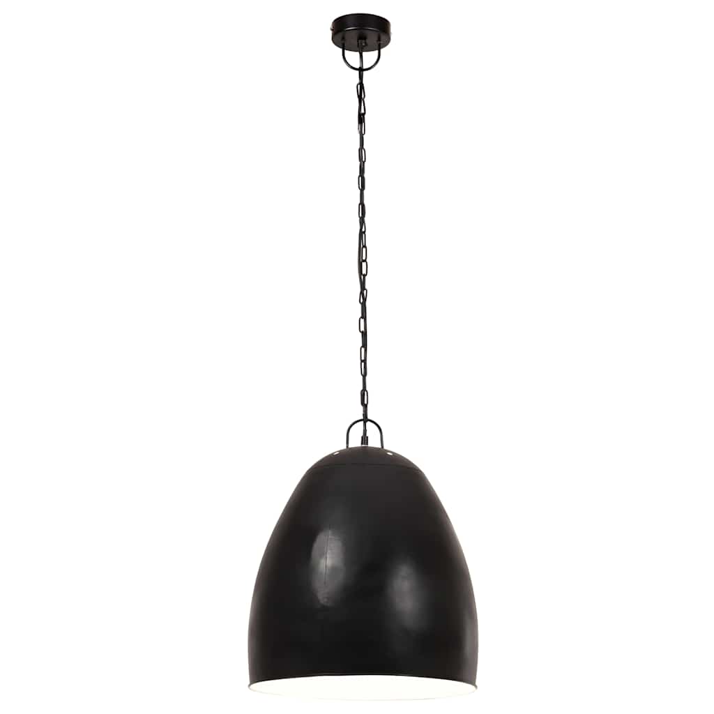 vidaXL Hanging Lamp | Black | Iron with black coating | 42 cm diameter 3