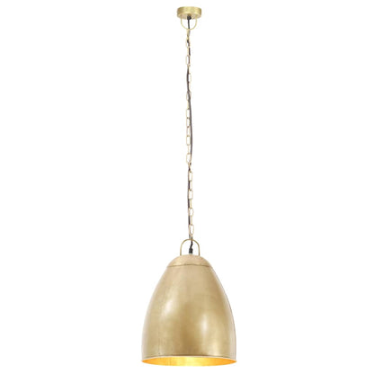 vidaXL Industrial Hanging Lamp 25 W Brass Round 32 cm E27 4