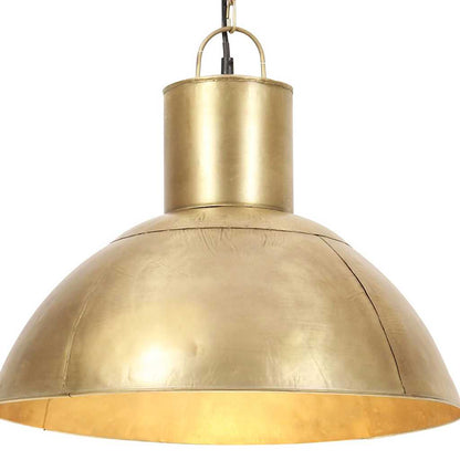 vidaXL Hanging Lamp 25 W Brass Round 48 cm E27 1