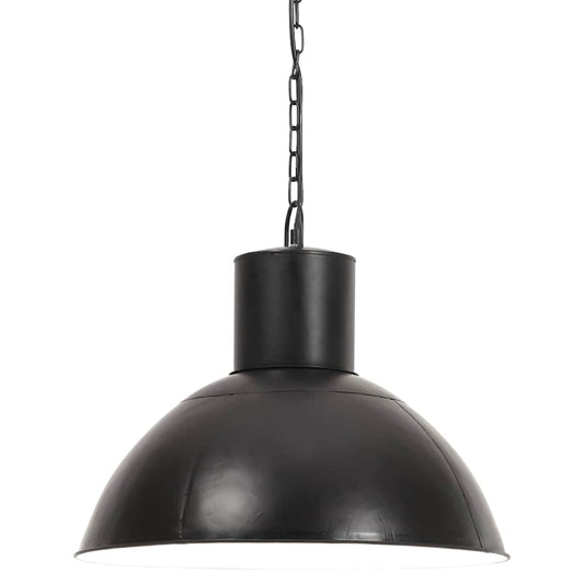 Hanging Lamp 25 W Round 48 cm E27 Black