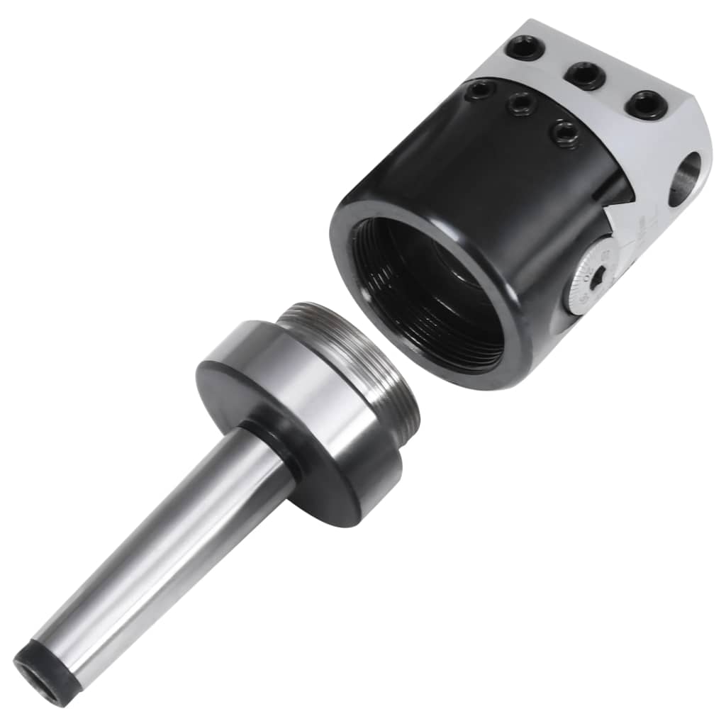 vidaXL F1-12 50 mm Boring Head with MT2-M10 Boring Shank for Lathe Milling 3