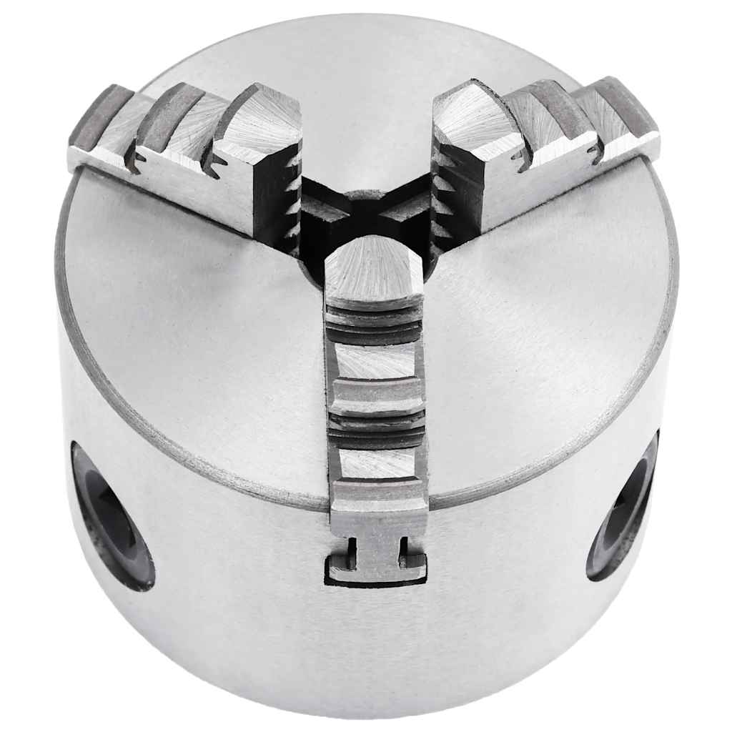 vidaXL 3 Jaw Self-Centering Lathe Chuck 80 mm Steel K11 80 3
