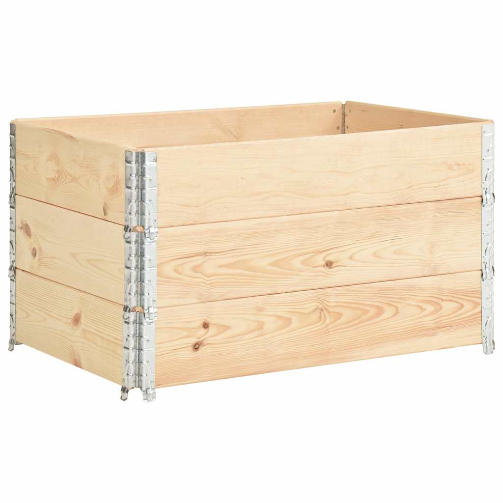 vidaXL Raised Beds 3 pcs 50x100 cm Solid Pine Wood 2
