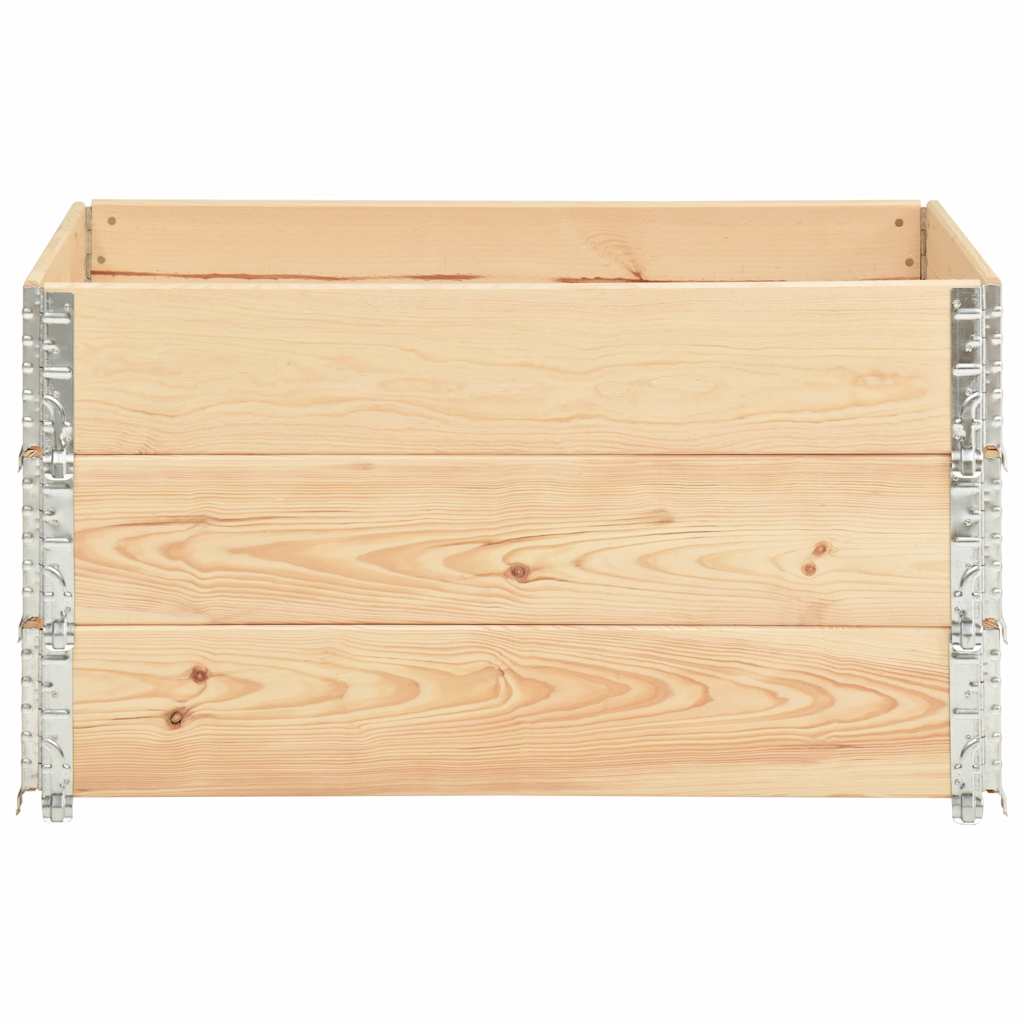 vidaXL Raised Beds 3 pcs 50x100 cm Solid Pine Wood 3