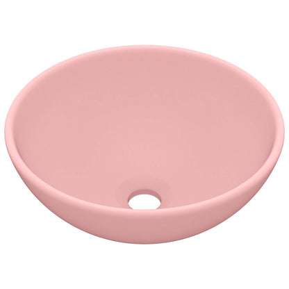Wash Basin 32,5x14 cm Ceramic Matte pink