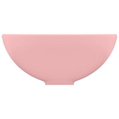 Wash Basin 32,5x14 cm Ceramic Matte pink