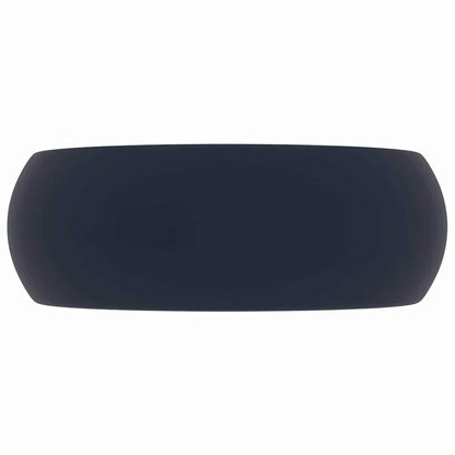 Wash Basin 40x15 cm Ceramic Matte dark blue
