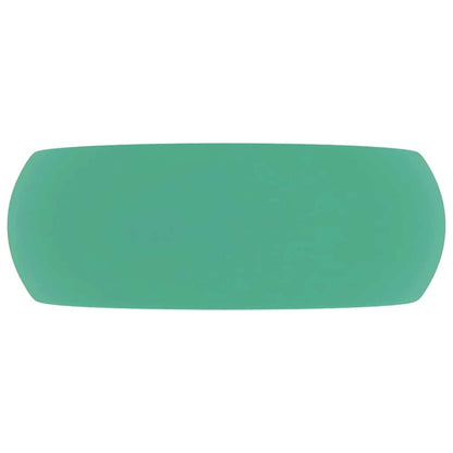 Wash Basin 40x15 cm Ceramic Matte light green