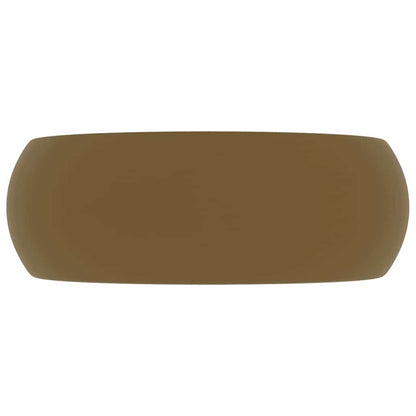 Wash Basin 40x15 cm Ceramic Matte cream