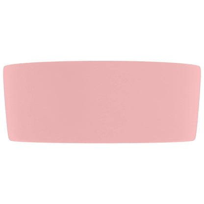Wash Basin 40x15 cm Ceramic Matte pink