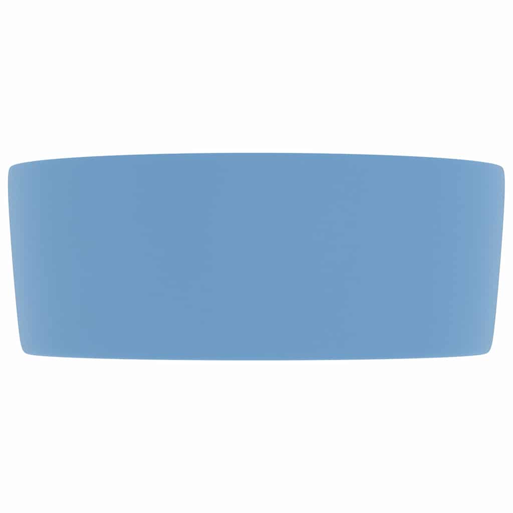 Wash Basin 40x15 cm Ceramic Matte light blue