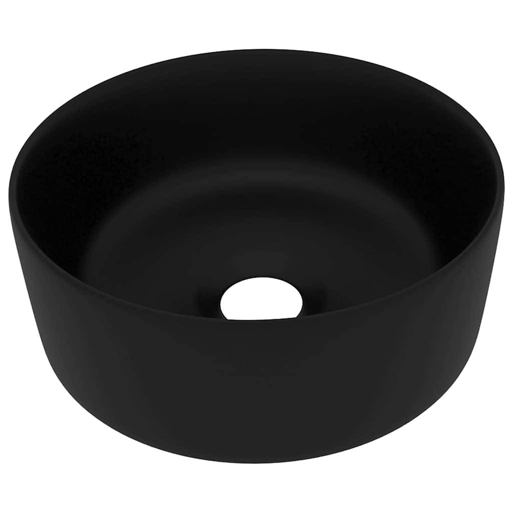 Wash Basin 40x15 cm Ceramic Matte black