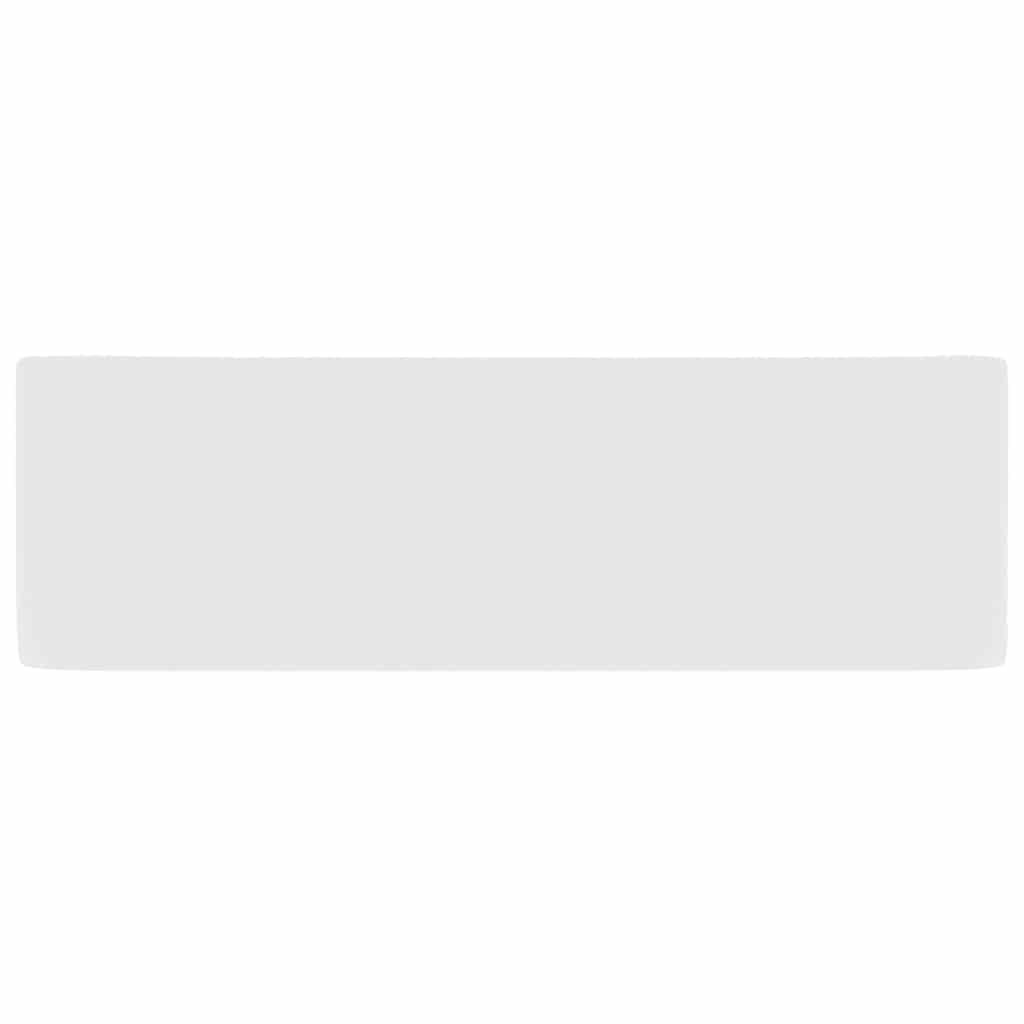 vidaXL Luxury Wash Basin Matt White 41x30x12 cm Ceramic 4
