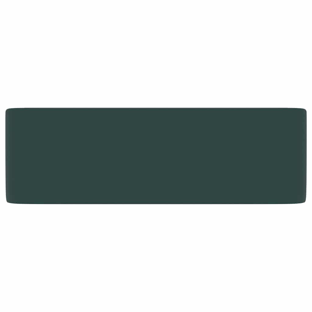 Luxury Wash Basin Matt Pink 41x30x12 cm Ceramic Matte dark green