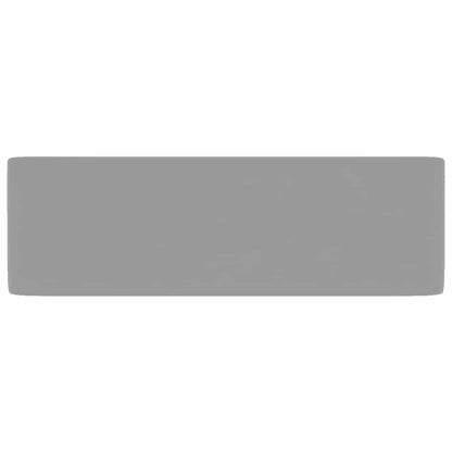 vidaXL Luxury Wash Basin Matt Light Grey 41x30x12 cm Ceramic 4