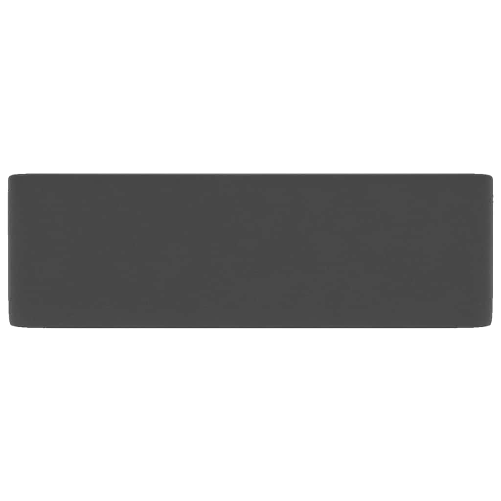vidaXL Luxury Wash Basin Matt Dark Grey 41x30x12 cm Ceramic 4