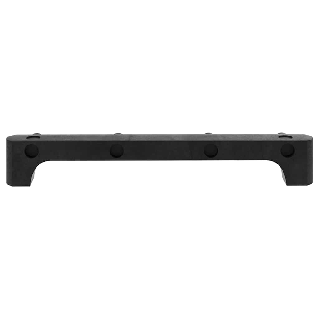 vidaXL Display Shelf | Black and Grey | Fabric (100% polyester), Steel | 9-Cube 4