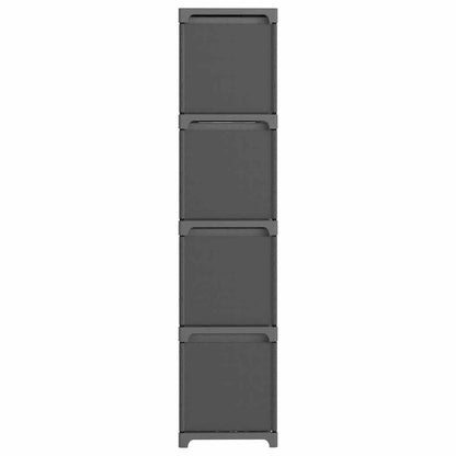vidaXL Display Shelf | Grey | Fabric (100% polyester), steel | Large 3