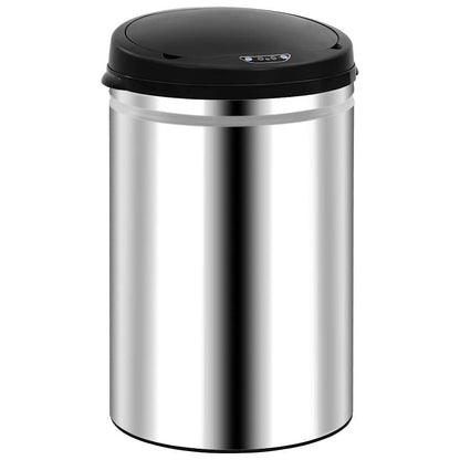 vidaXL Automatic Sensor Dustbin 30 L Stainless Steel 2
