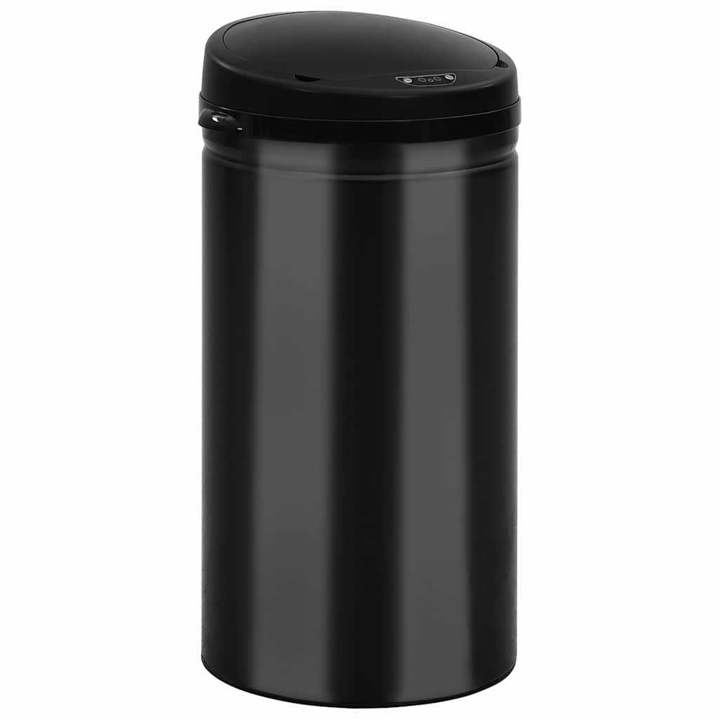 Automatic Sensor Dustbin Carbon Steel Black 50 l