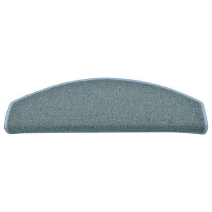 vidaXL Stair mats 15 pcs 65 x 24 x 4 cm Non-Slip Sea Blue 4