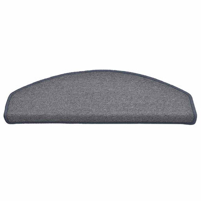 vidaXL Stair mats 15 pcs 65 x 24 x 4 cm Light Grey and Blue 4