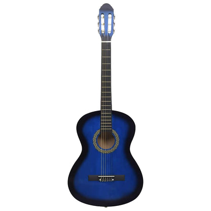 Classical Guitar for Beginner with Bag Blue 4/4 39