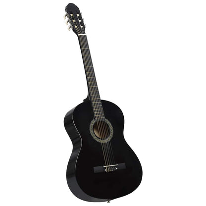 vidaXL Classical Guitar for Beginner with Bag Black 4/4 39 2