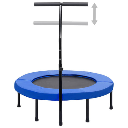 vidaXL Fitness Trampoline with Handle and Safety Pad 102 cm 2