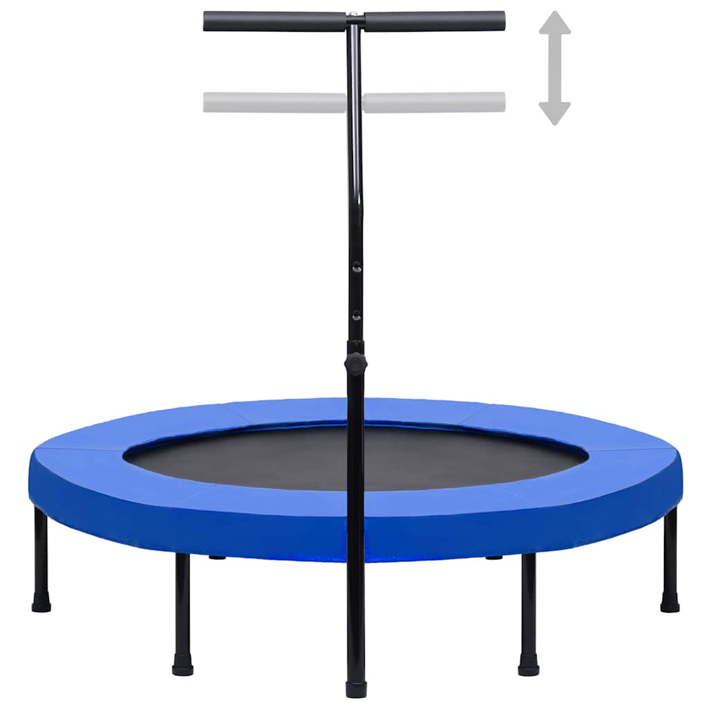 Fitness Trampoline with Handle 122 cm With safety pad