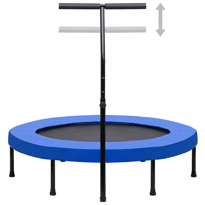 Fitness Trampoline with Handle 122 cm With safety pad