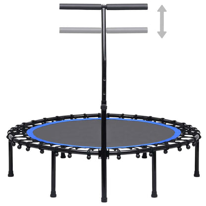 vidaXL Fitness Trampoline with Handle 122 cm 2