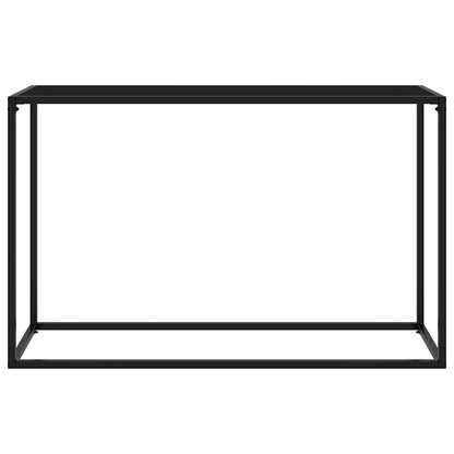 Console Table Tempered Glass without feet Black