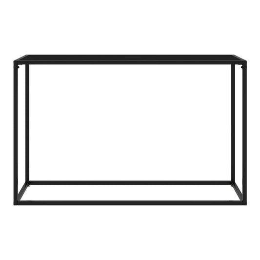 Console Table Tempered Glass without feet Black