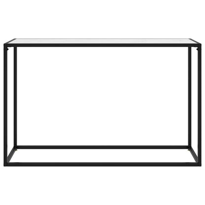 Console Table Tempered Glass without feet White
