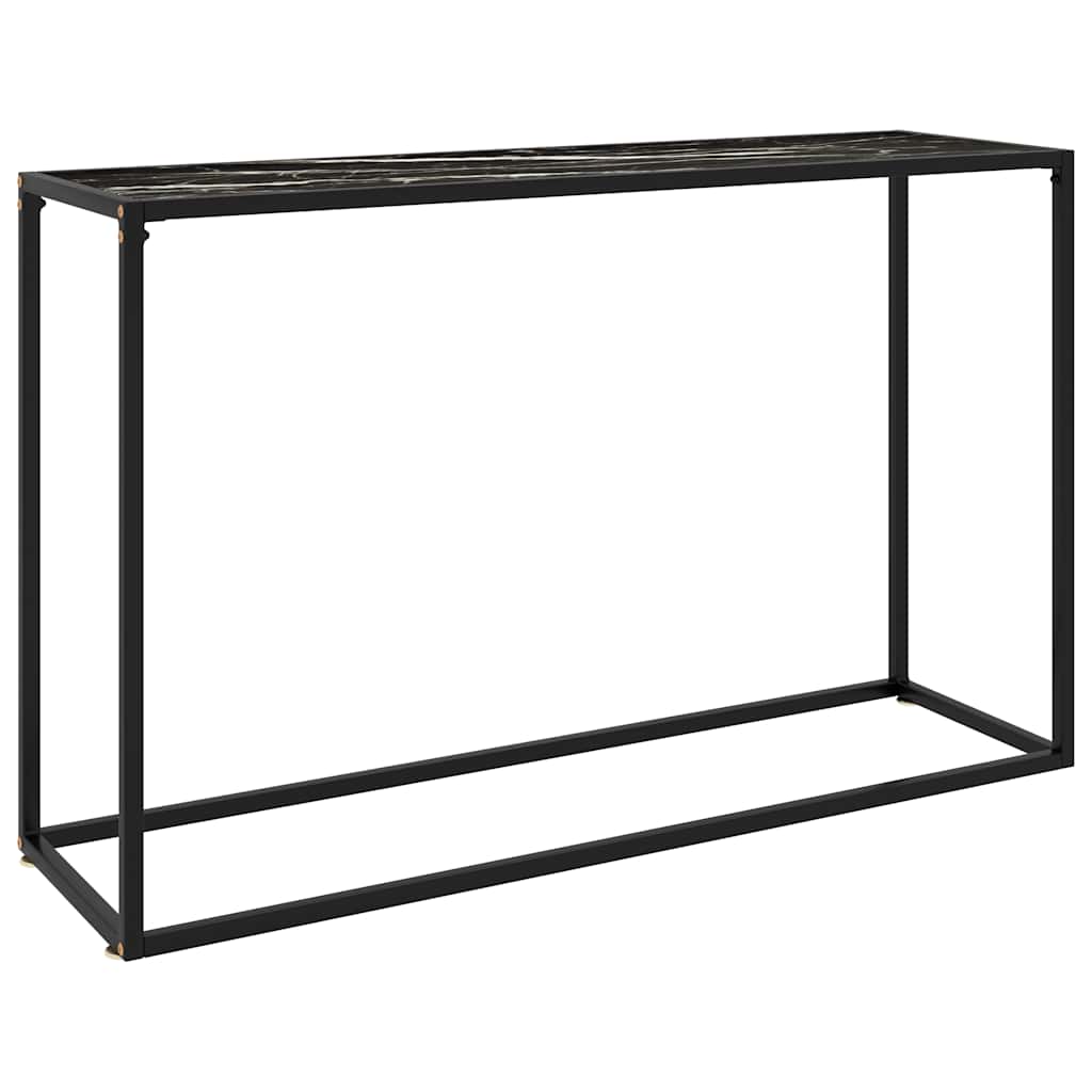 vidaXL Console Table Tempered Glass without Feet