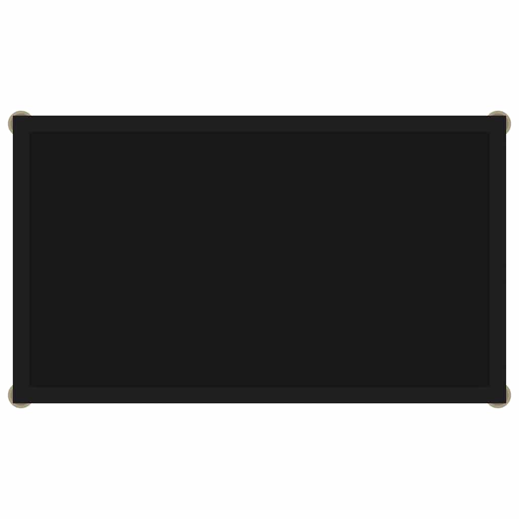 322828 vidaXL Console Table Black 60x35x75 cm Tempered Glass 4