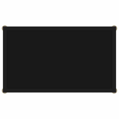 322828 vidaXL Console Table Black 60x35x75 cm Tempered Glass 4