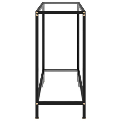 vidaXL Console Table | Transparent and Black 3