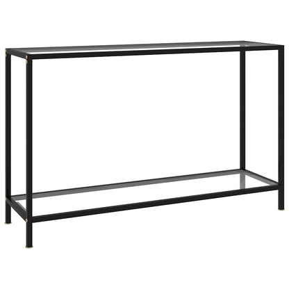 322839 vidaXL Console Table Transparent 120x35x75 cm Tempered Glass 1