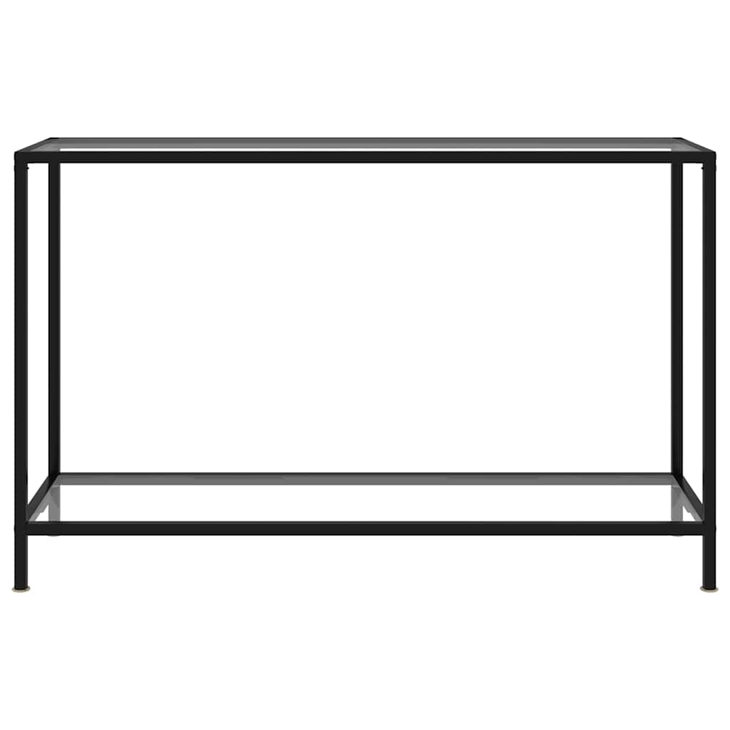322839 vidaXL Console Table Transparent 120x35x75 cm Tempered Glass 2