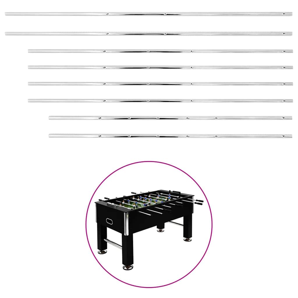 vidaXL Rods for Football Table 8 pcs 15.9 mm 1