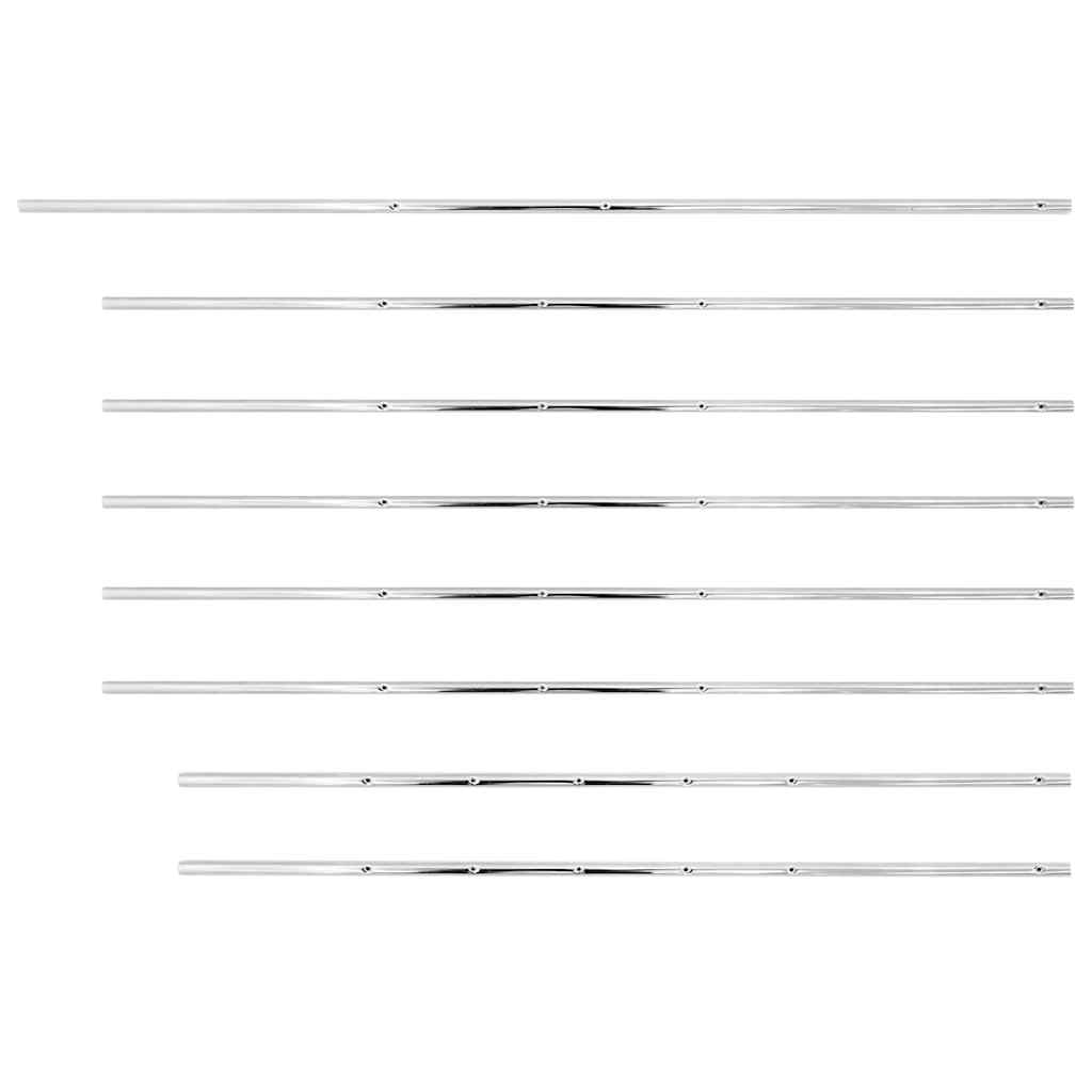 vidaXL Rods for Football Table 8 pcs 15.9 mm 2