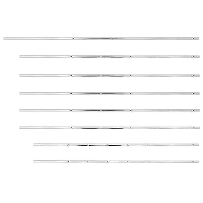 vidaXL Rods for Football Table 8 pcs 15.9 mm 2